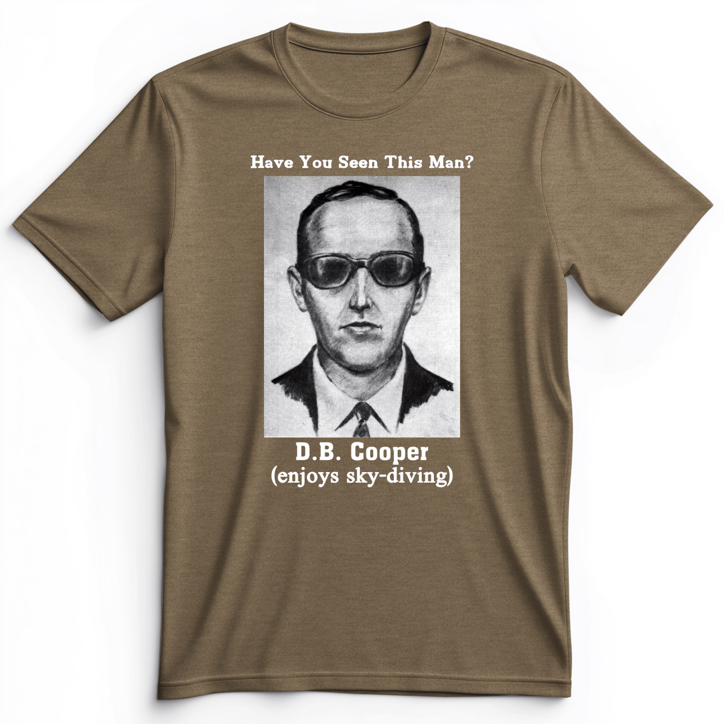 DB Cooper Premium Tee Heather Olive / S