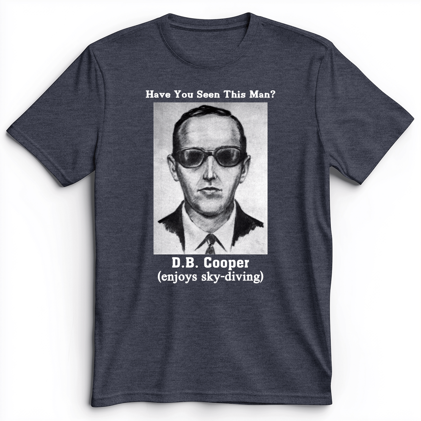 DB Cooper Premium Tee Heather Navy / S