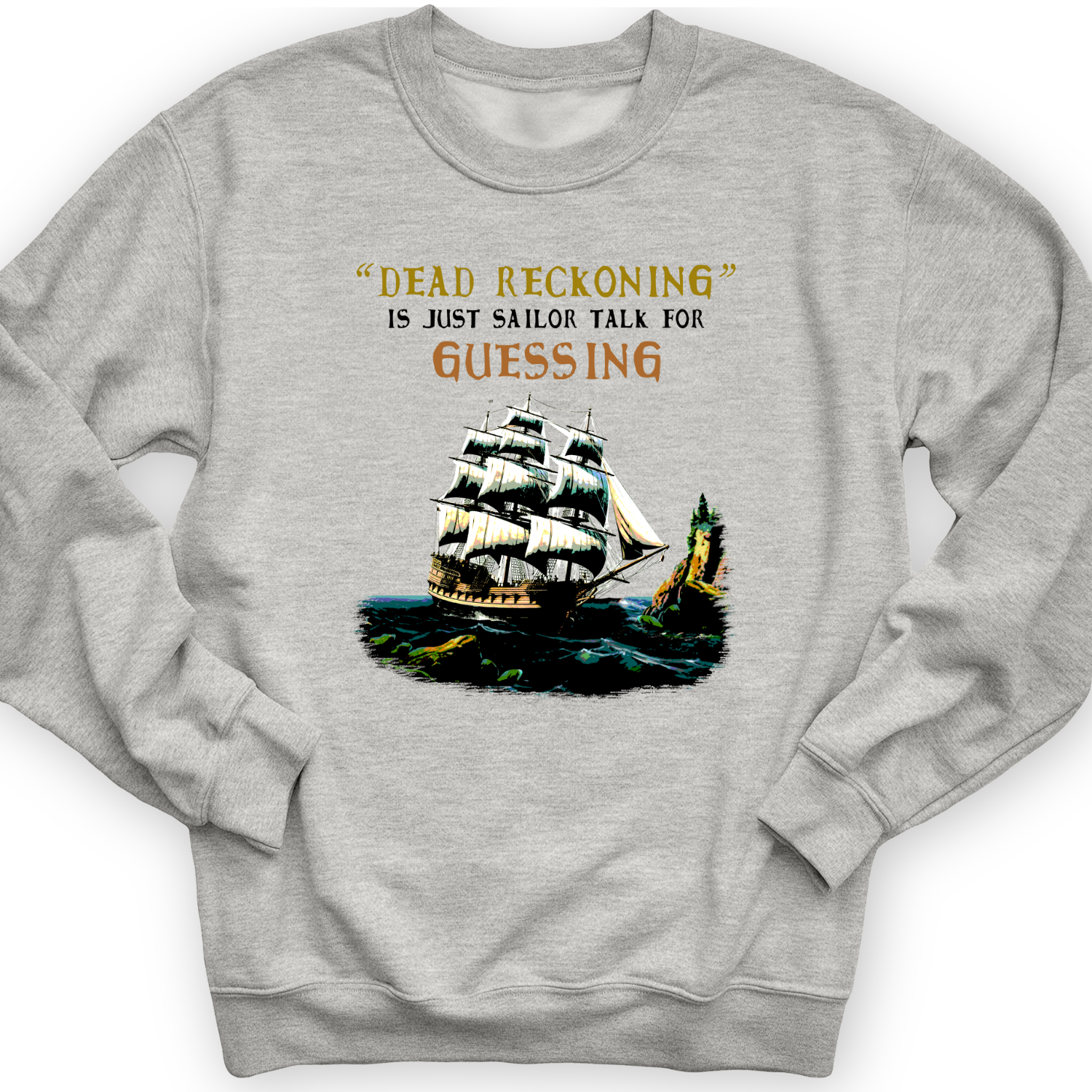 Dead Reckoning Sailor Crewneck Sport Grey / S