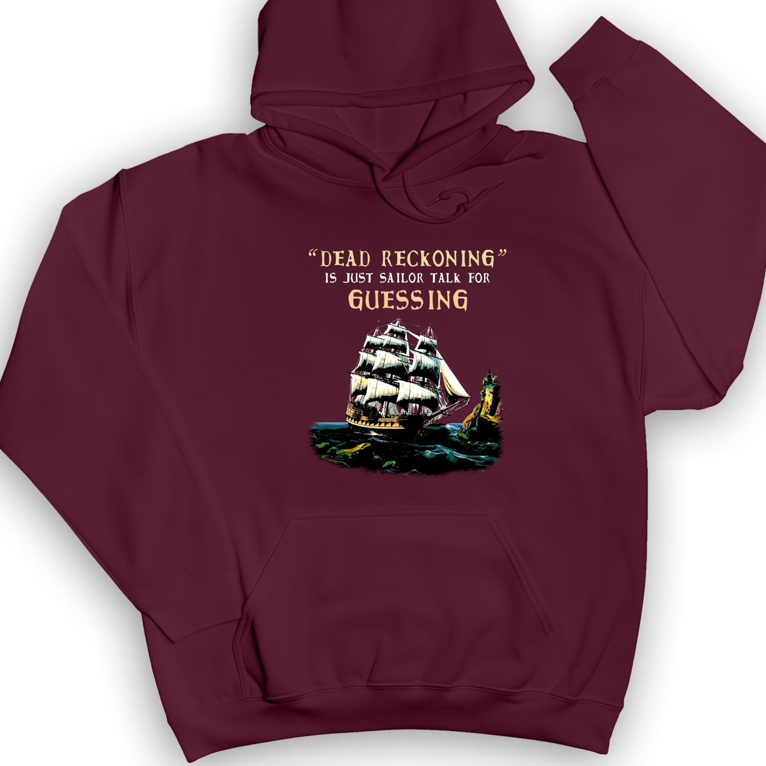 Dead Reckoning Sailor Hoodie Maroon / S