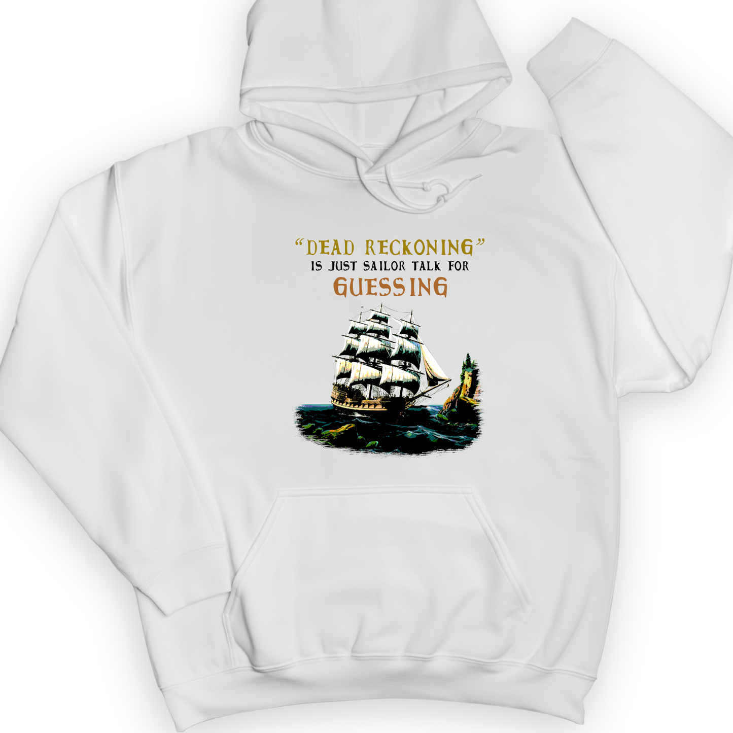 Dead Reckoning Sailor Hoodie White / S