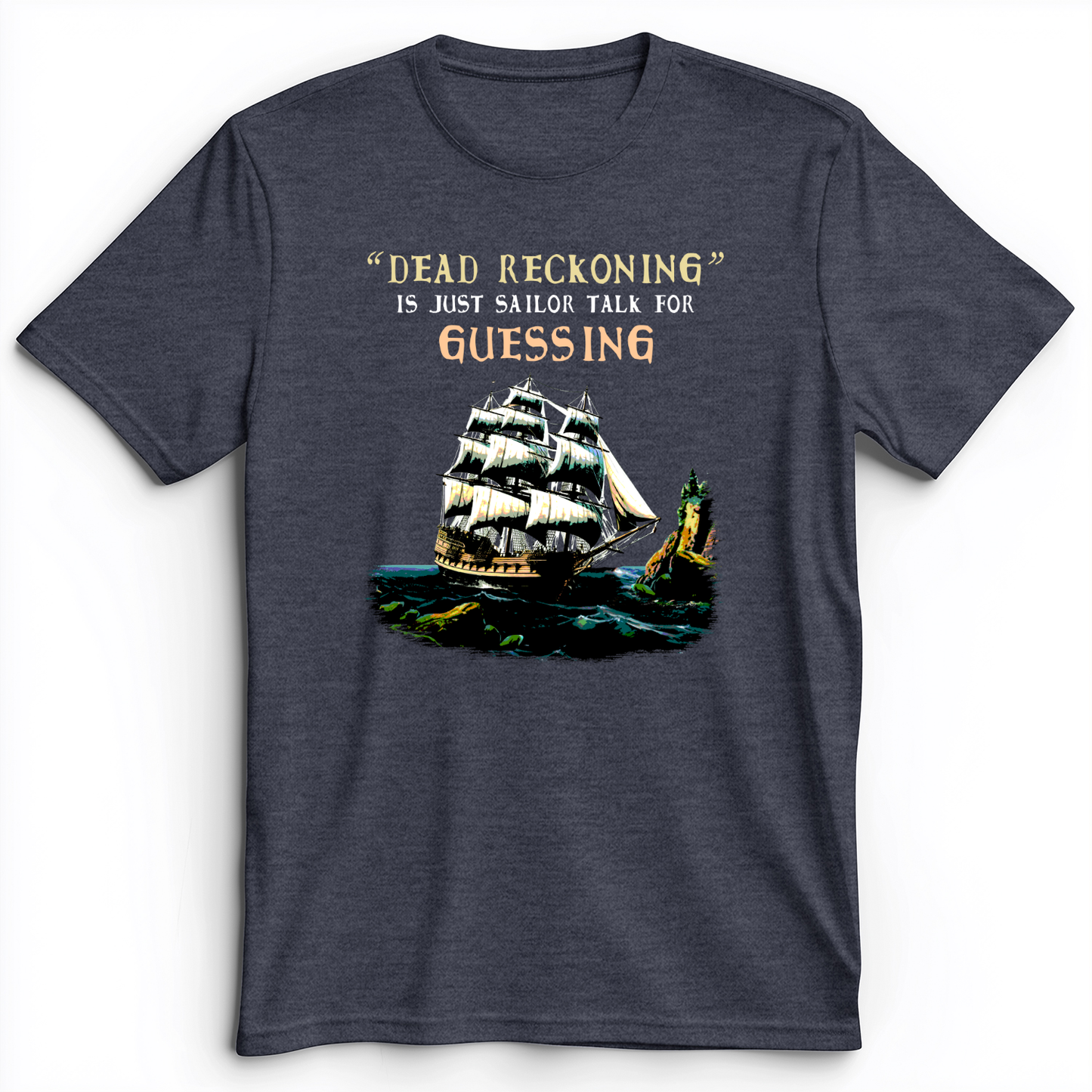 Dead Reckoning Sailor Premium Tee Heather Navy / S