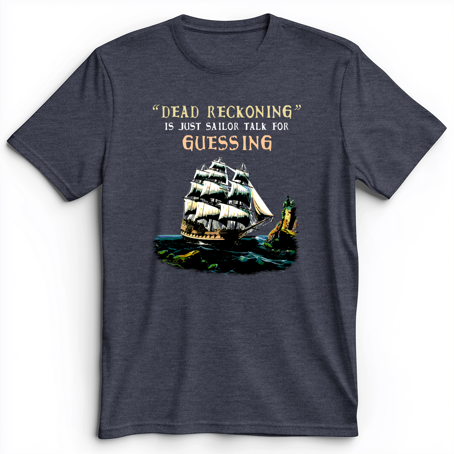 Dead Reckoning Sailor Premium Tee Heather Navy / S