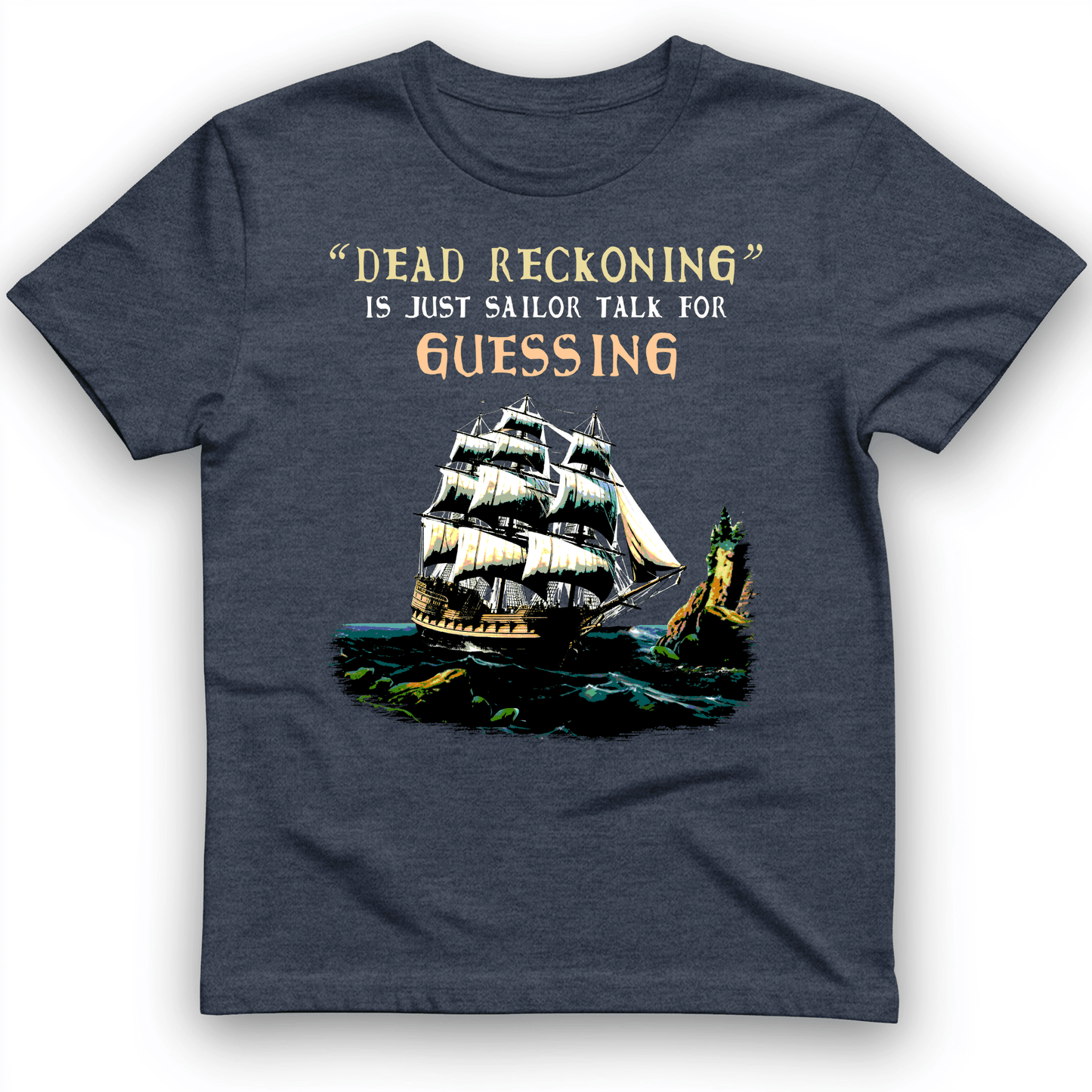 Dead Reckoning Sailor T-Shirt Heather Navy / S