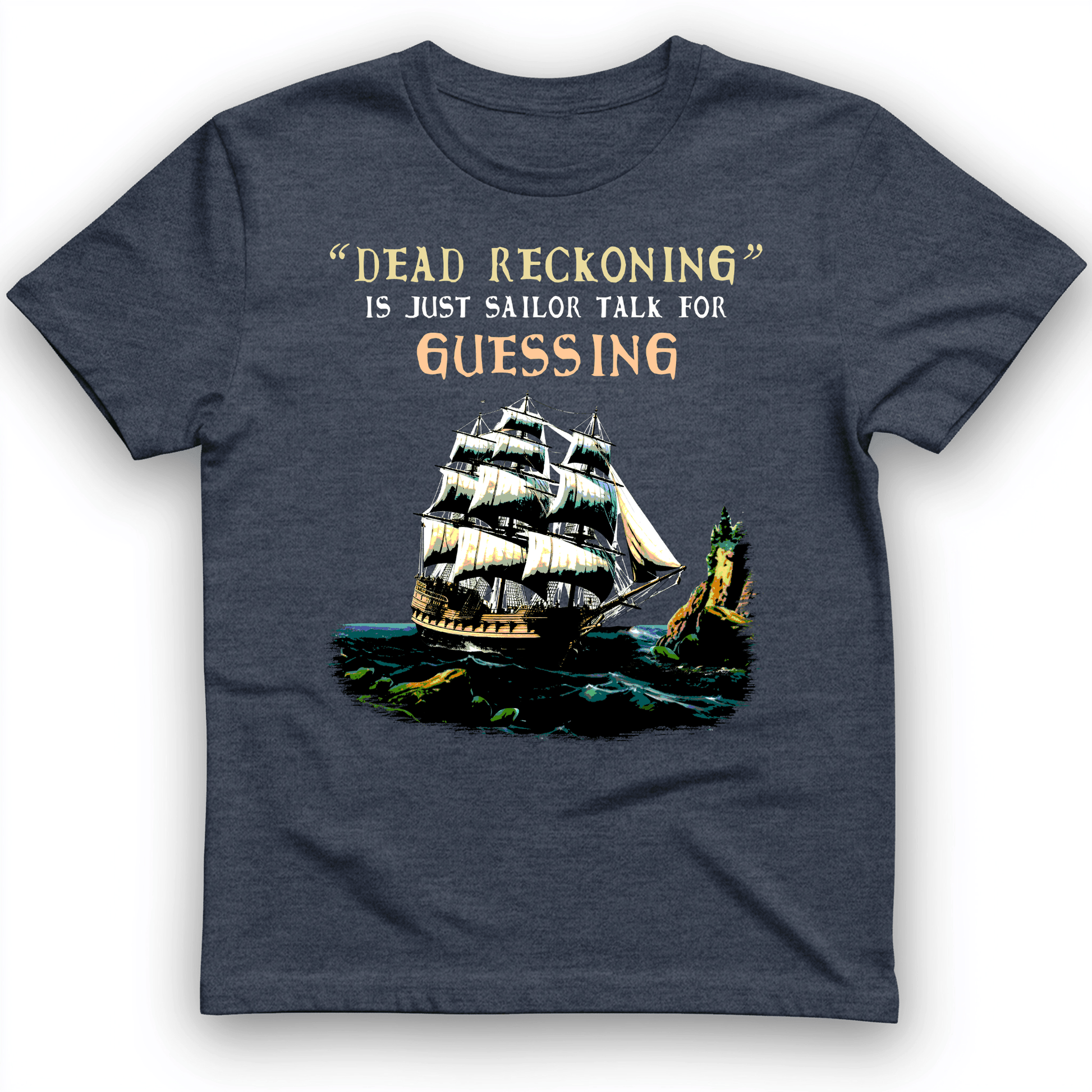 Dead Reckoning Sailor T-Shirt Heather Navy / S