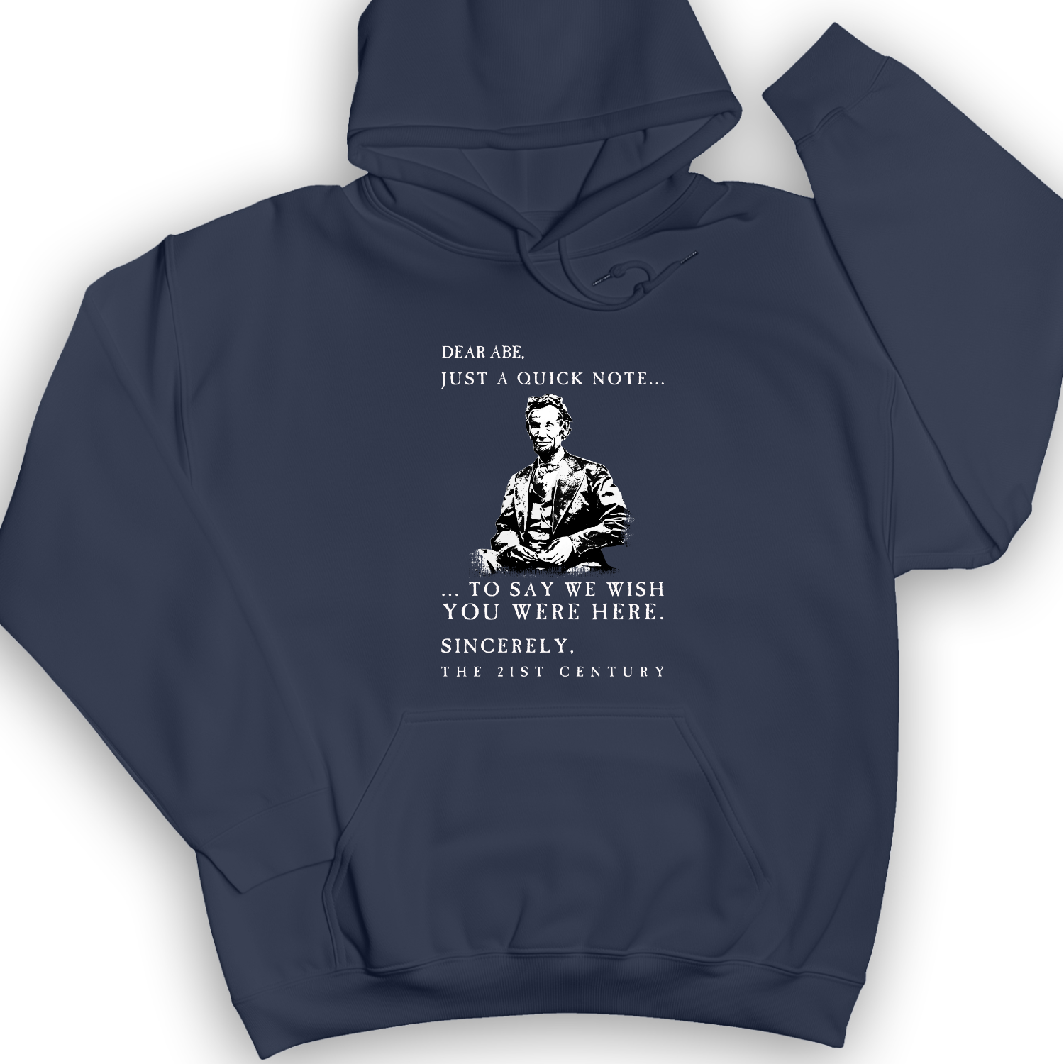 Dear Abe Hoodie Navy / S