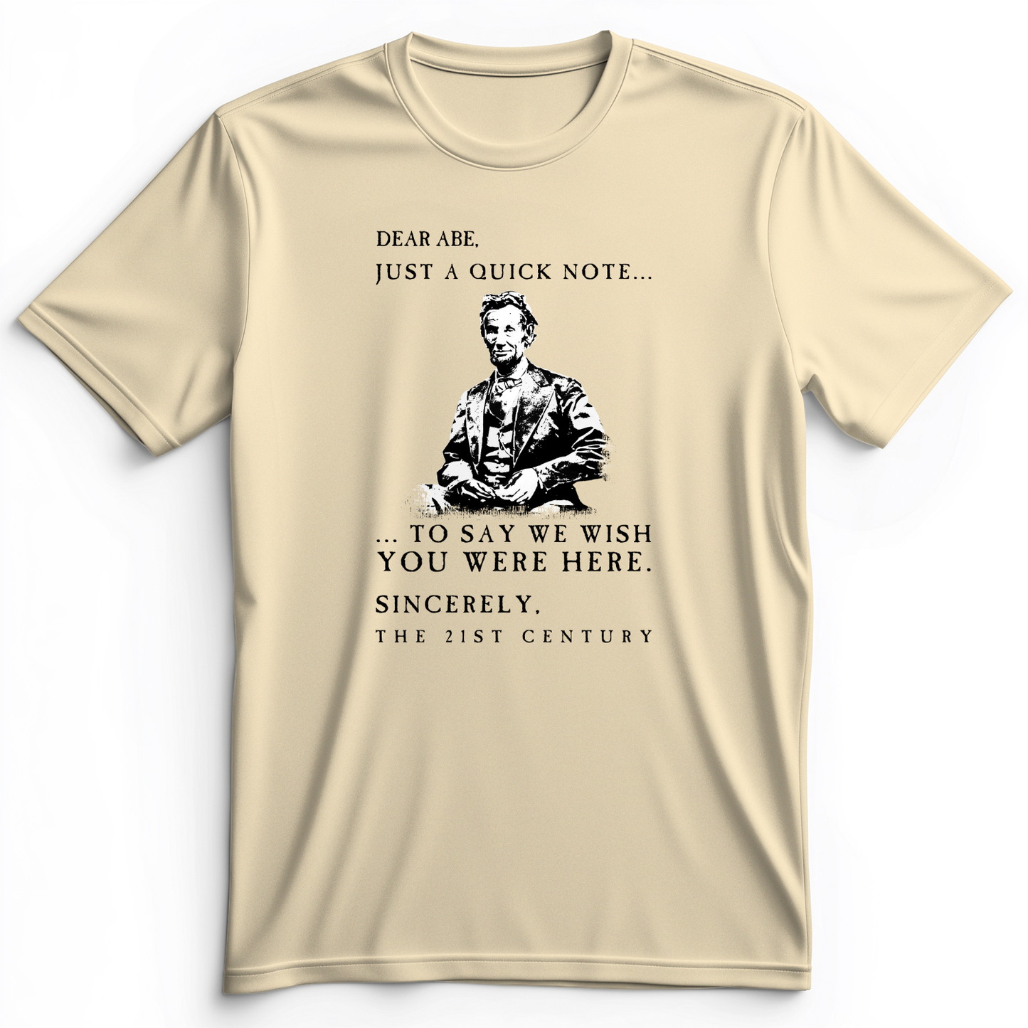 Dear Abe Premium Tee Natural / S