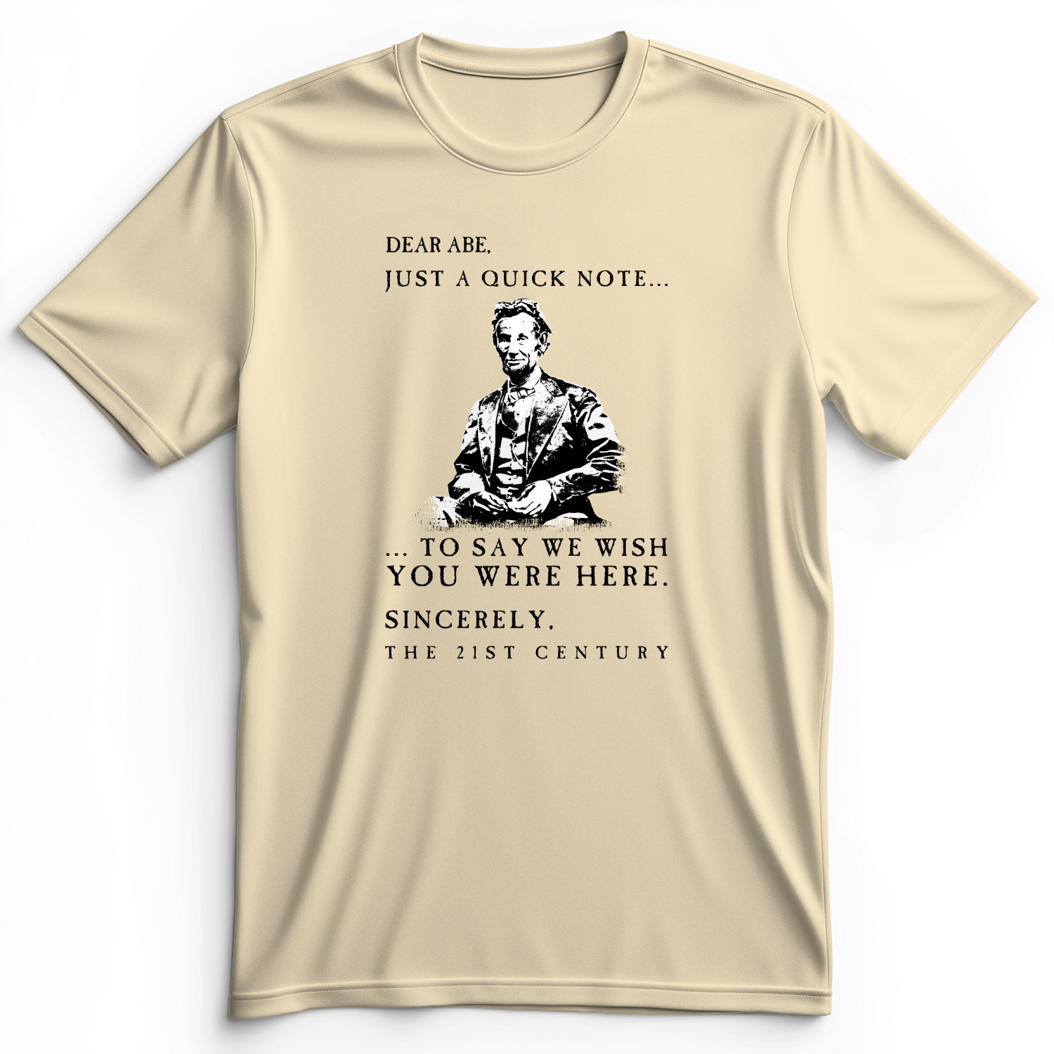 Dear Abe Premium Tee Natural / S