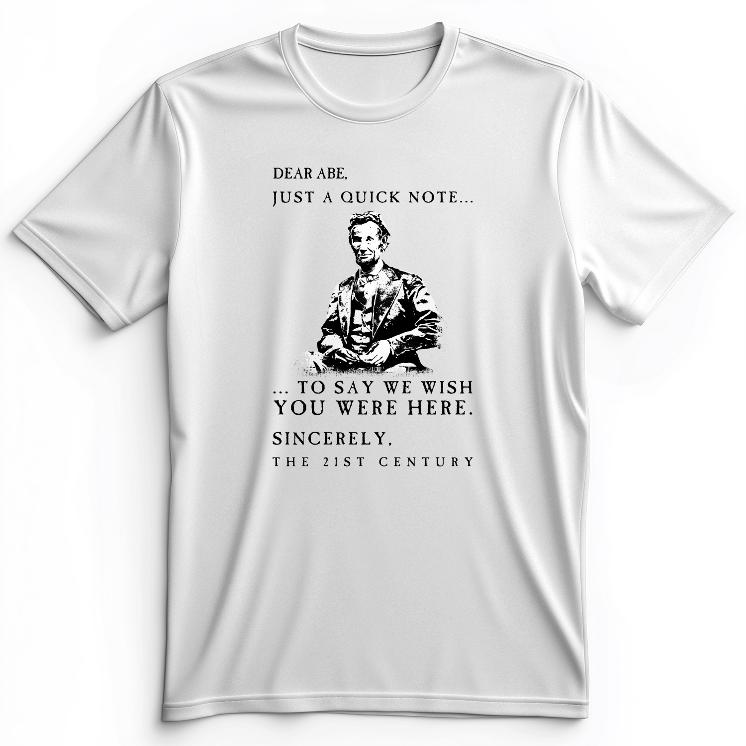 Dear Abe Premium Tee White / S