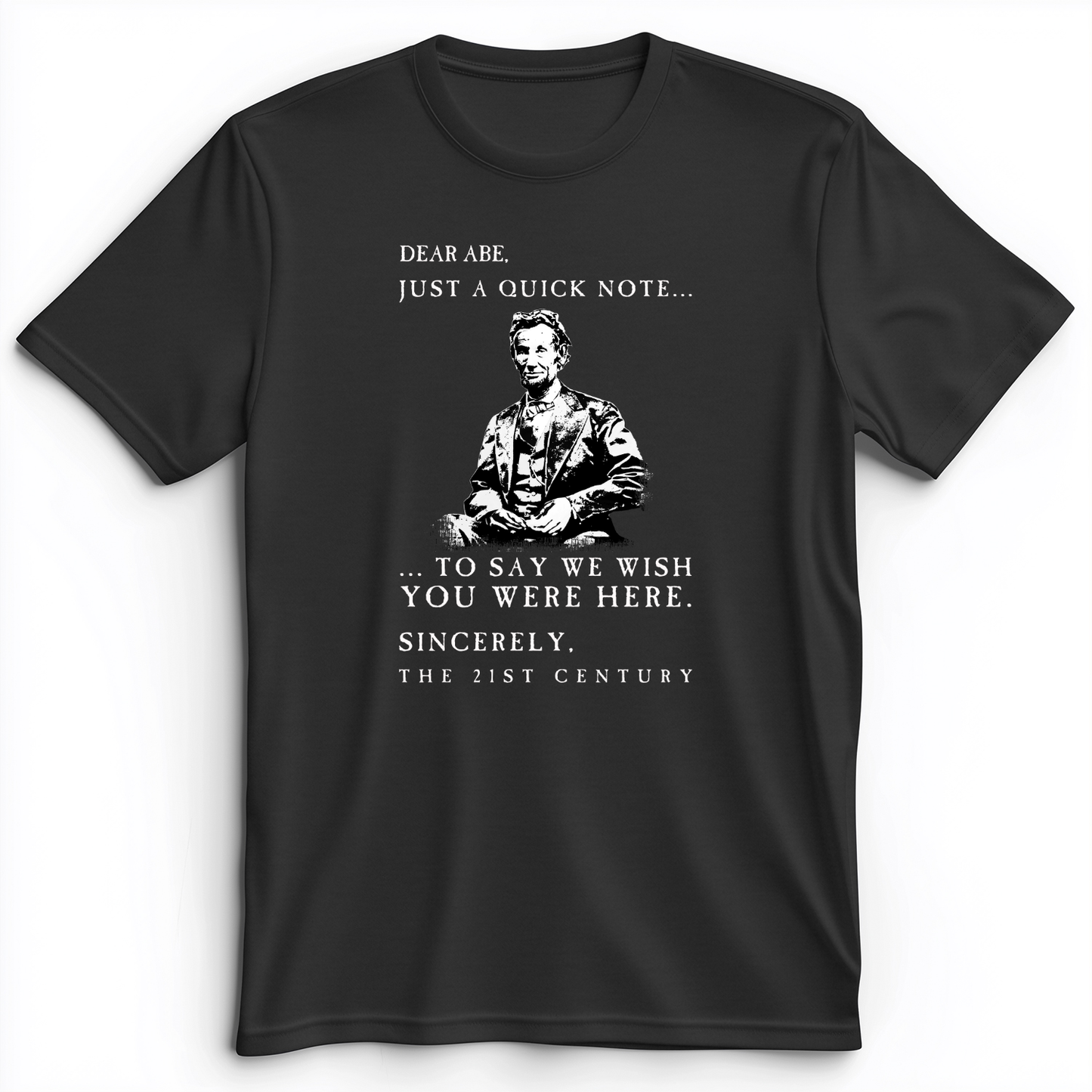 Dear Abe Premium Tee Dark Grey Heather / S