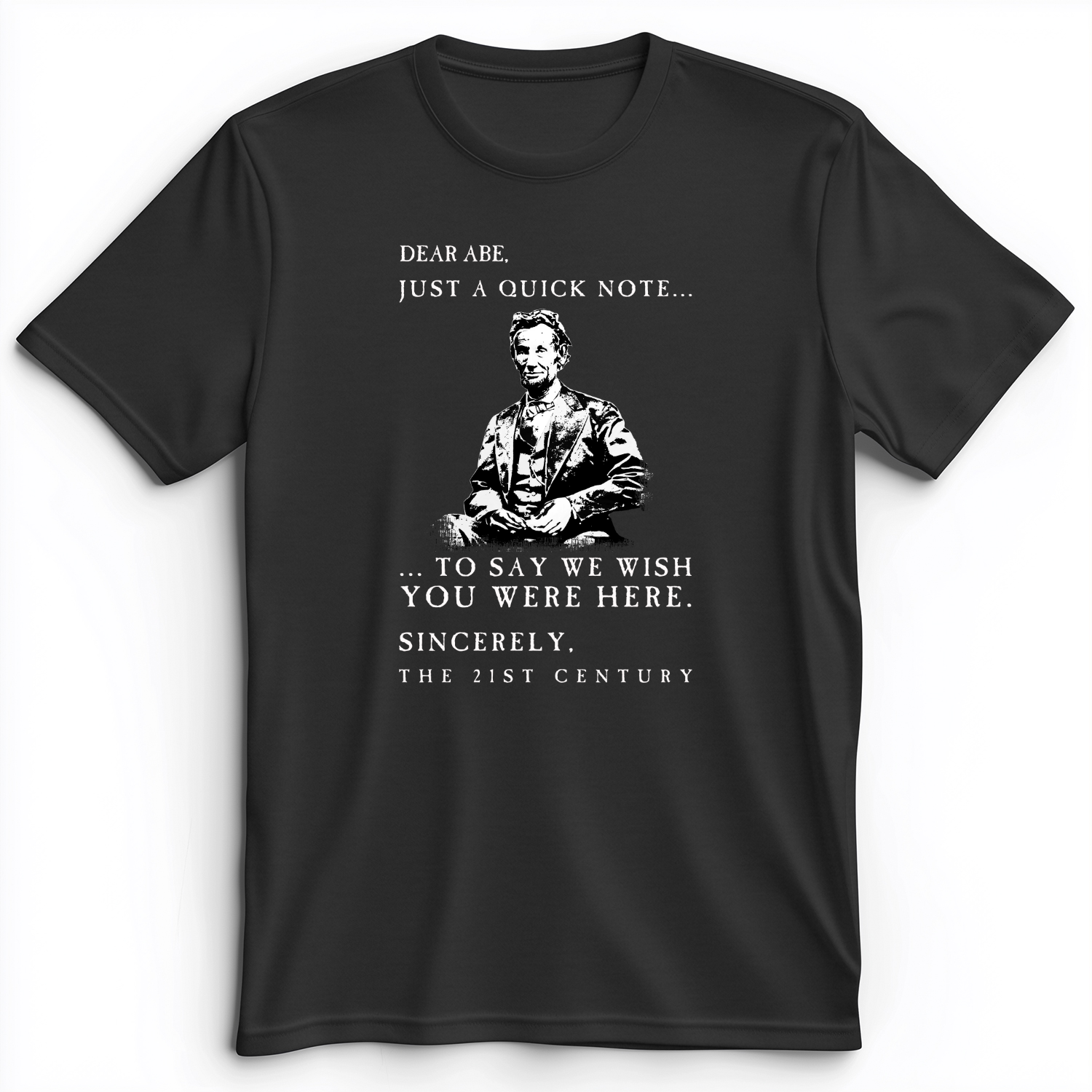 Dear Abe Premium Tee Dark Grey Heather / S