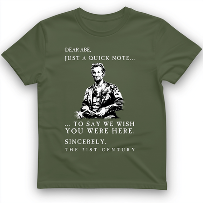 Dear Abe T-Shirt Military Green / S