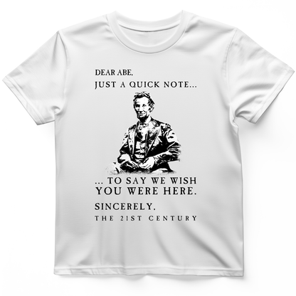 Dear Abe T-Shirt White / S