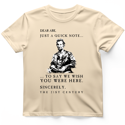 Dear Abe T-Shirt Natural / S