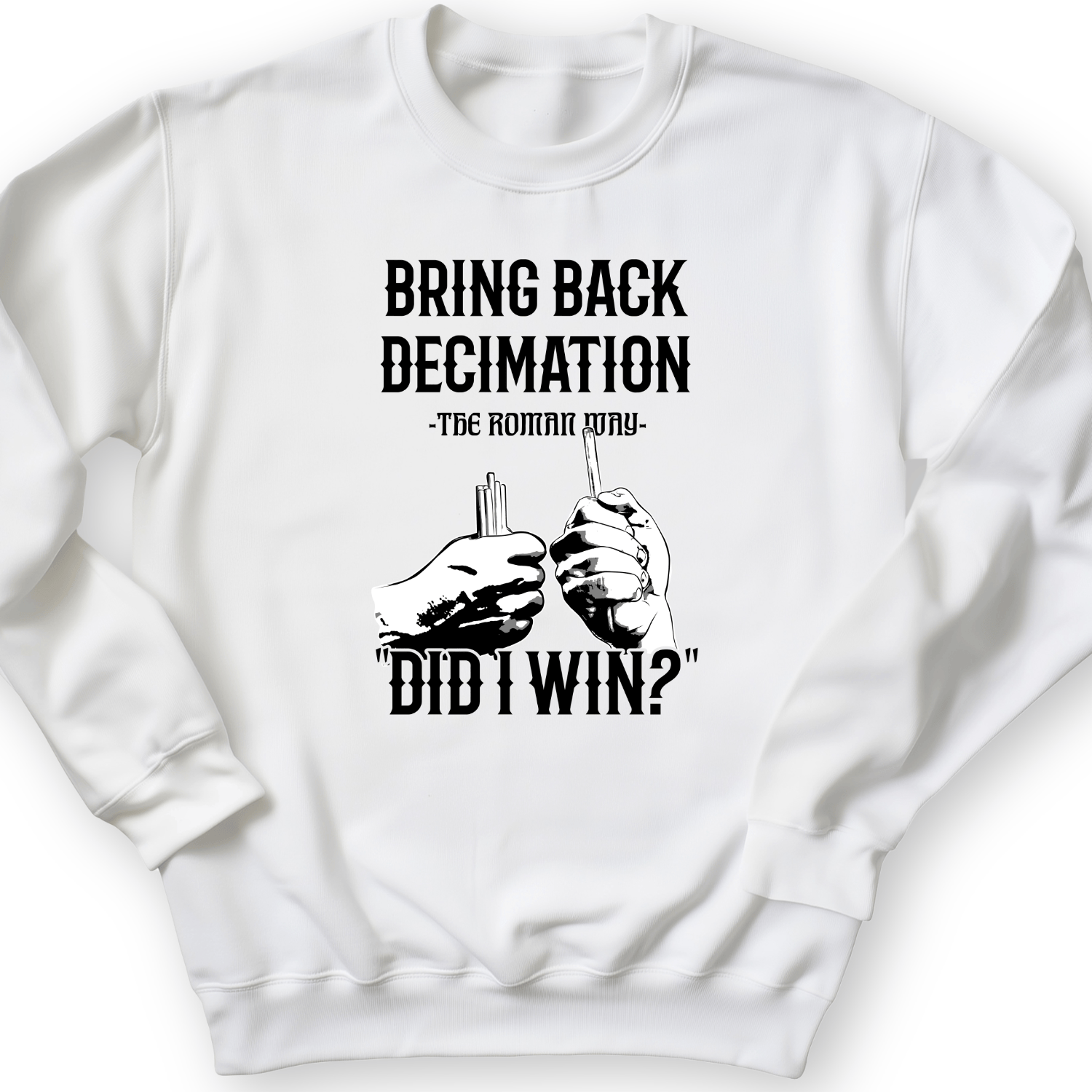 Decimation Crewneck White / S