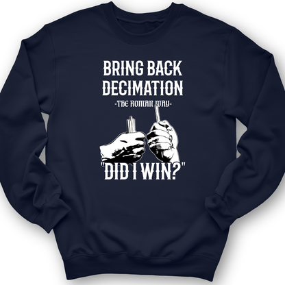 Decimation Crewneck Navy / S