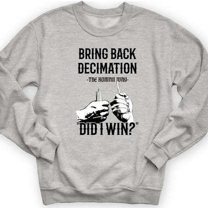 Decimation Crewneck Sport Grey / S