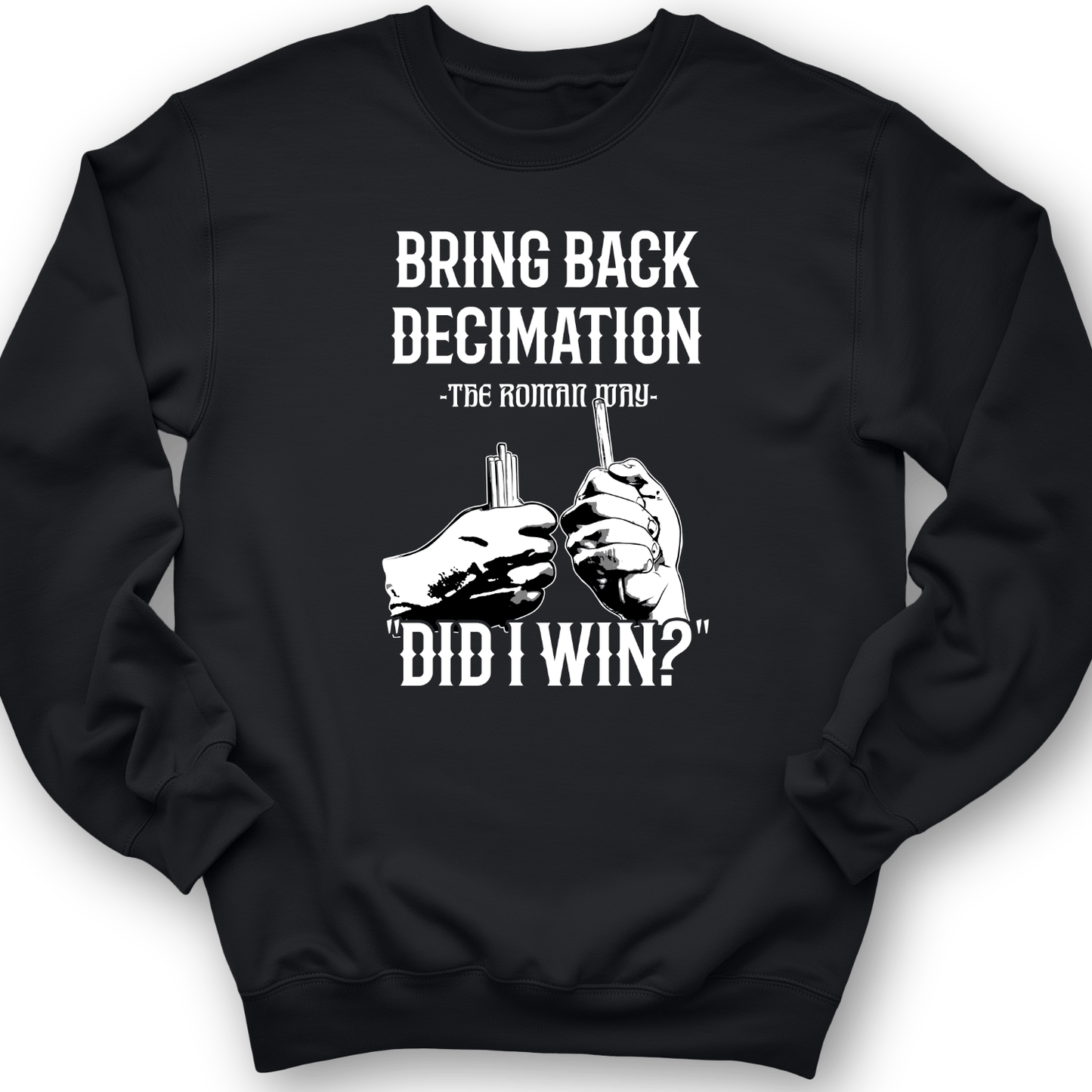 Decimation Crewneck Black / S