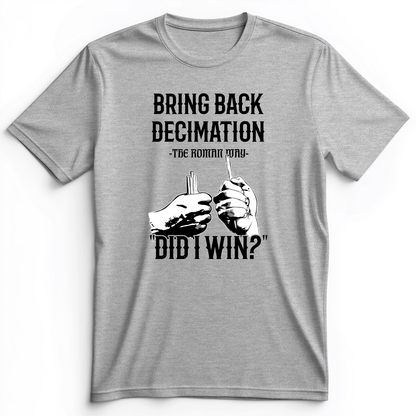 Decimation Premium Tee Athletic Heather / S