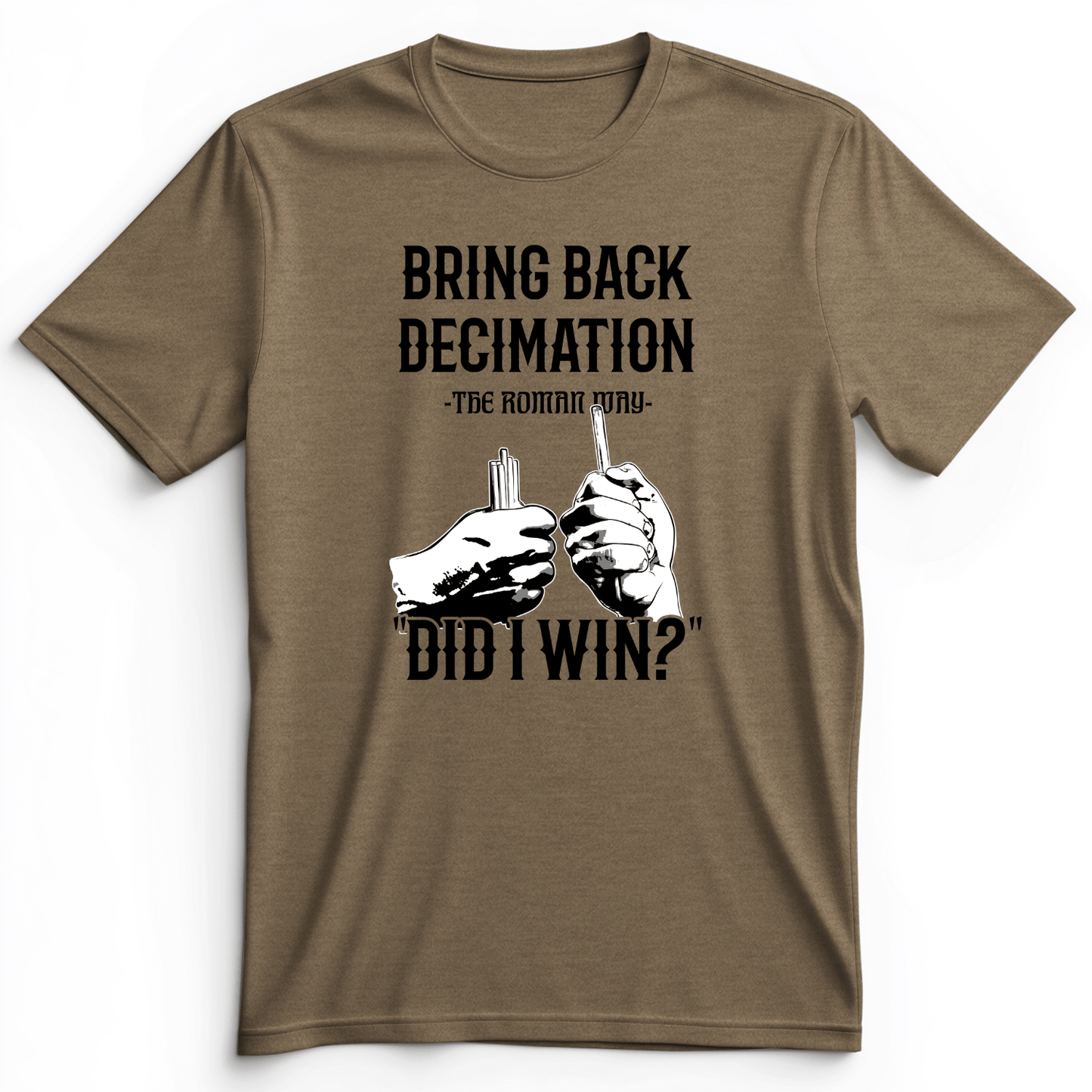 Decimation Premium Tee Heather Olive / S