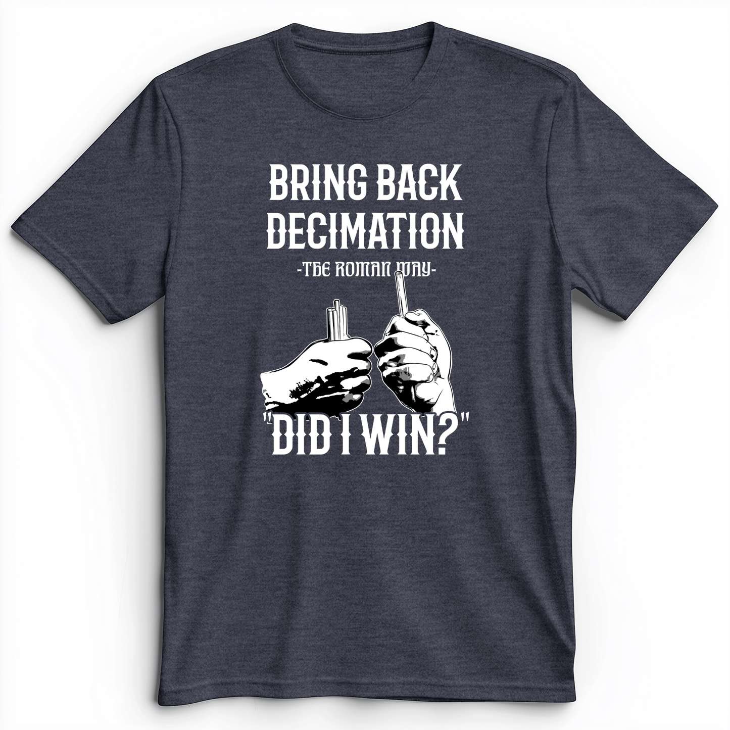 Decimation Premium Tee Heather Navy / S