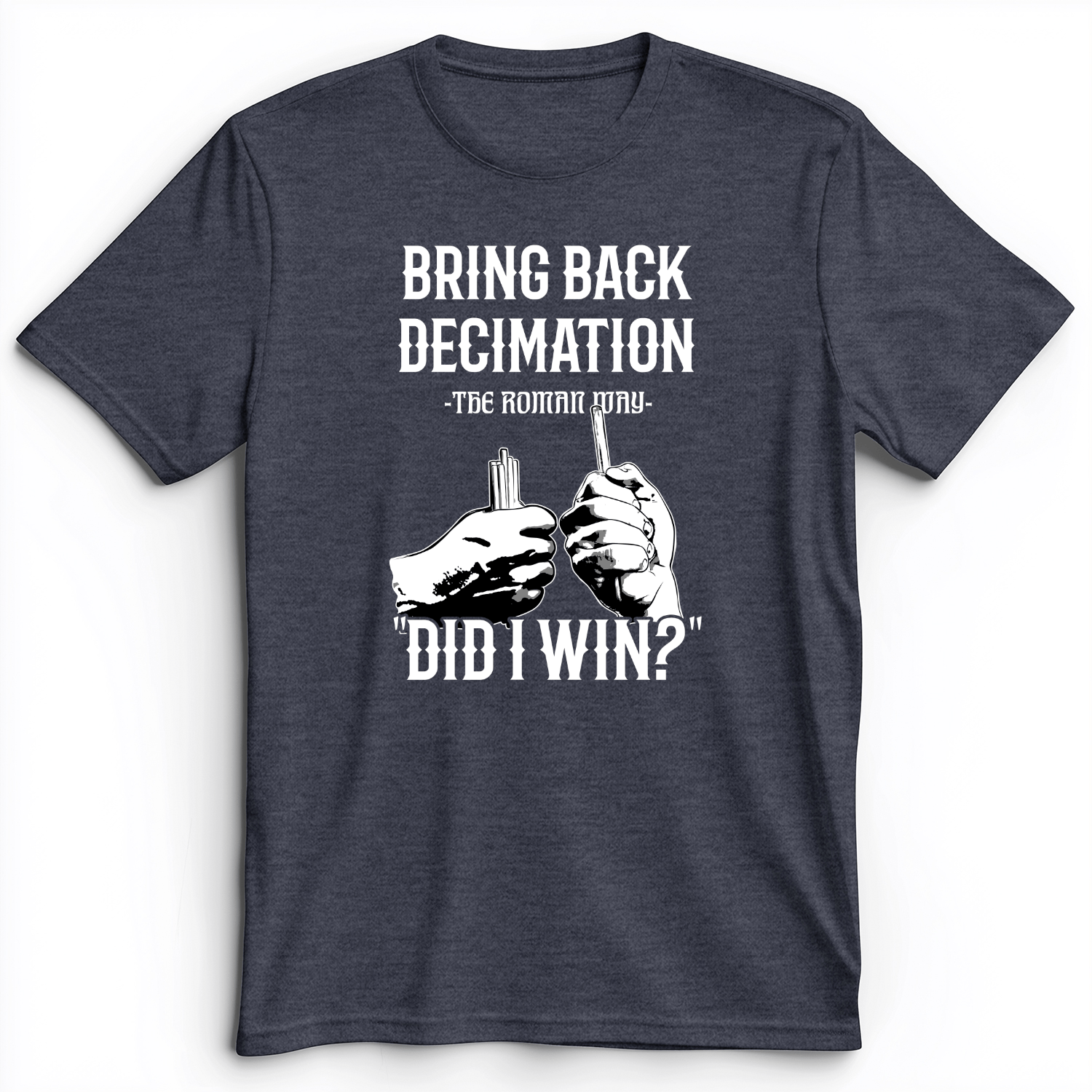Decimation Premium Tee Heather Navy / S