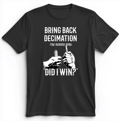 Decimation Premium Tee Dark Grey Heather / S