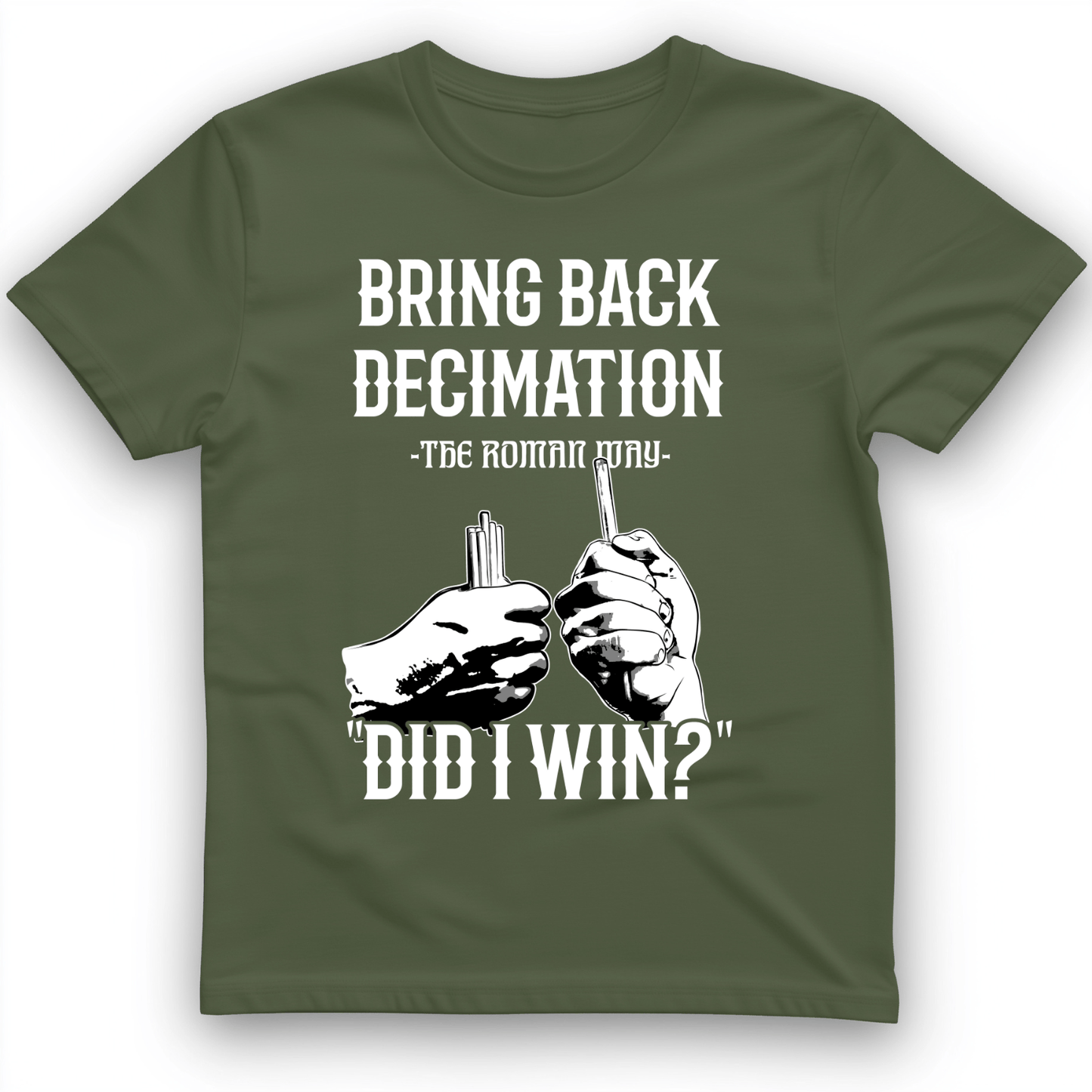 Decimation T-Shirt Military Green / S