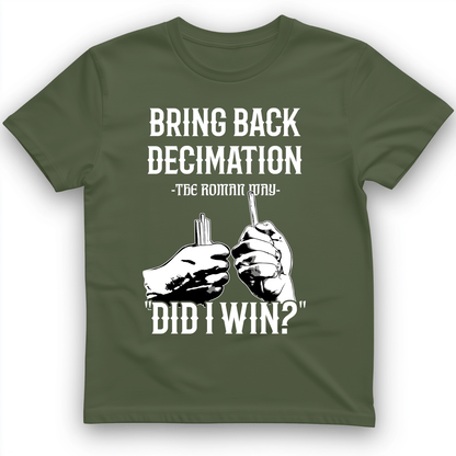 Decimation T-Shirt Military Green / S