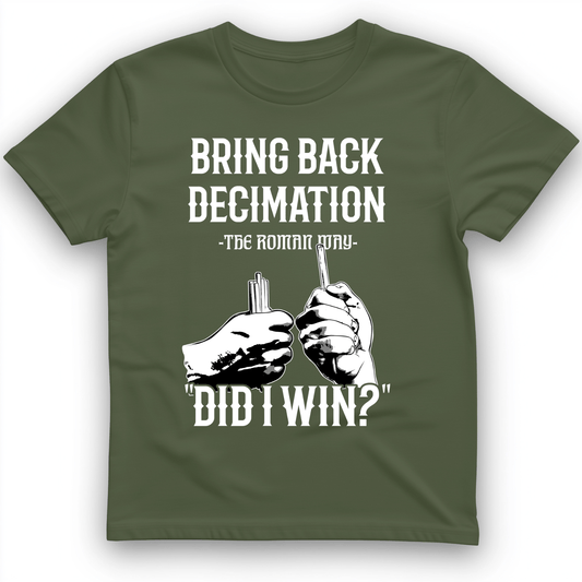 Decimation T-Shirt Military Green / S