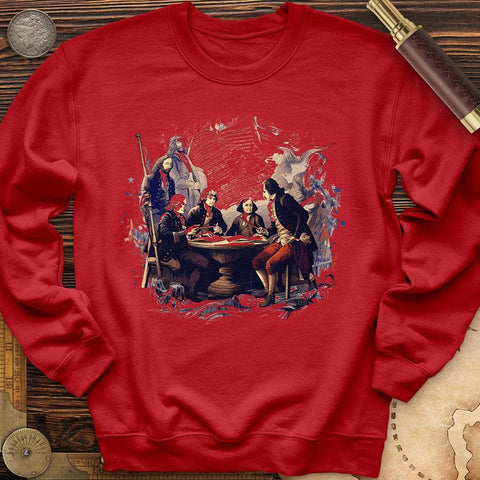 Declaration Committee Crewneck Red / S