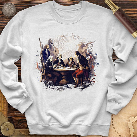 Declaration Committee Crewneck White / S