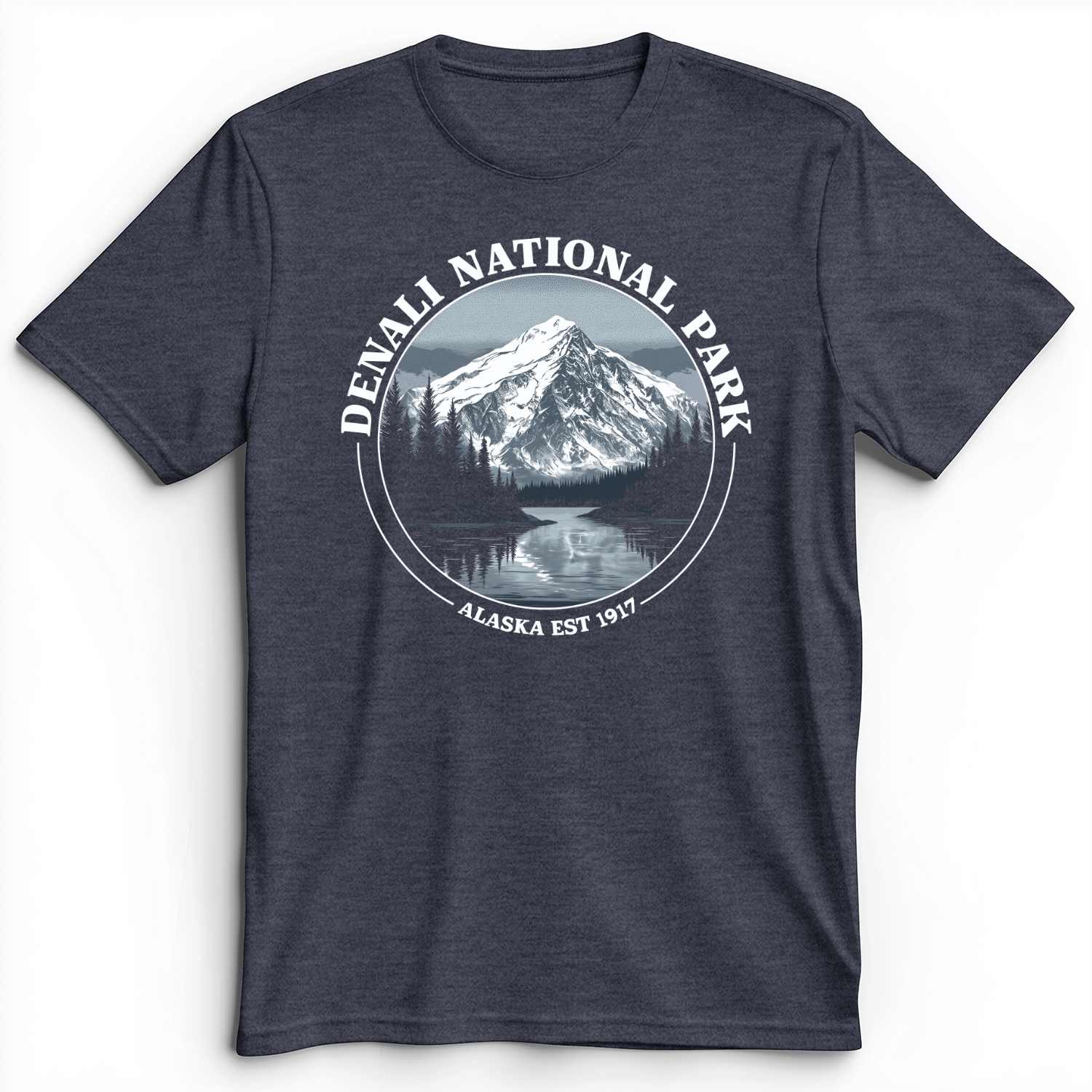 Denali Premium Tee Heather Navy / S