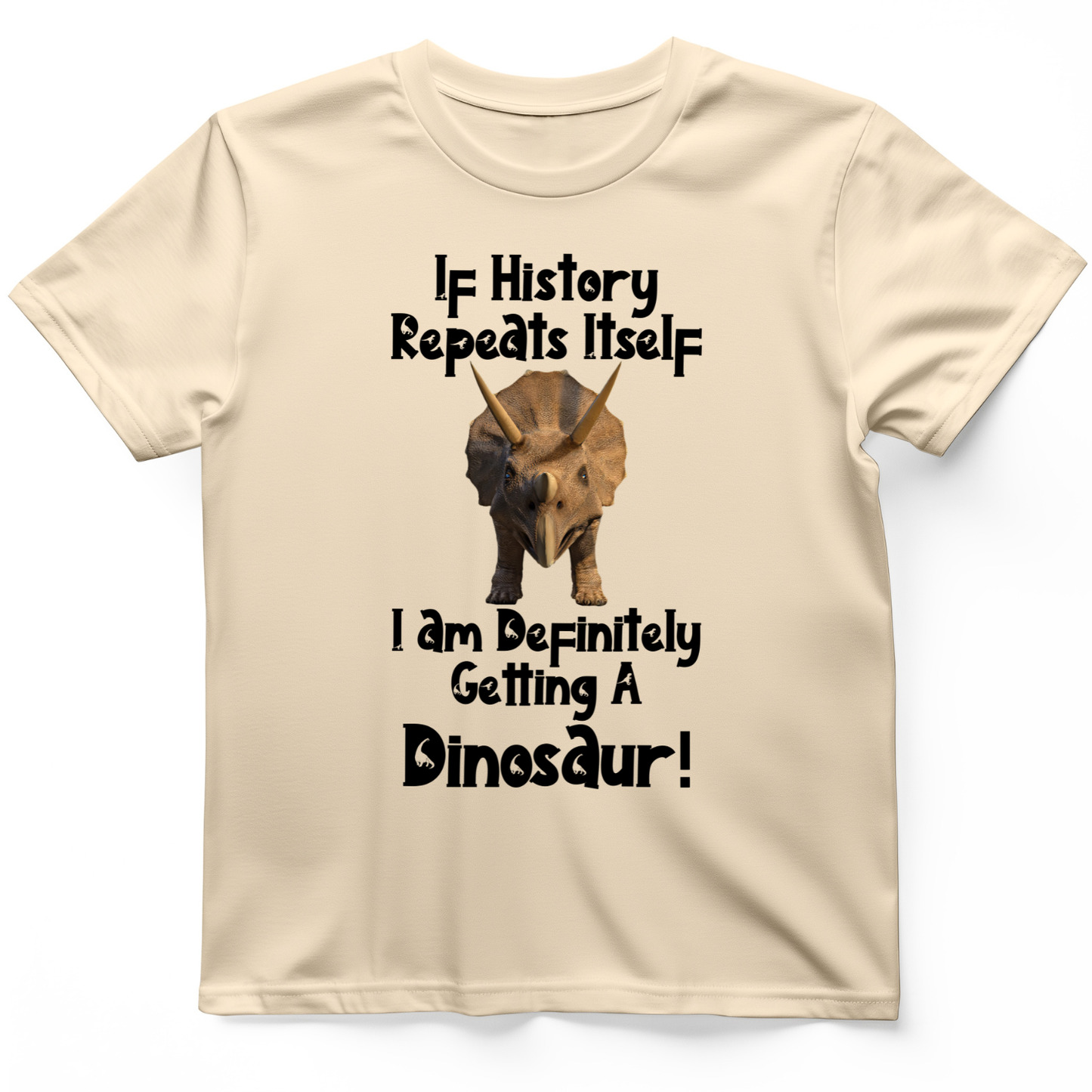 Dinosaur T-Shirt Natural / S