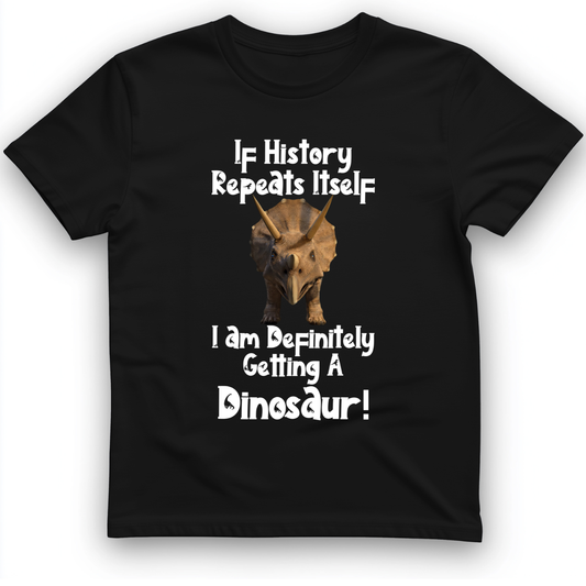 Dinosaur T-Shirt Black / S