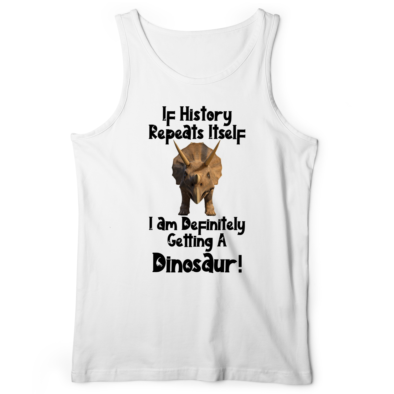 Dinosaur Tank White / XS
