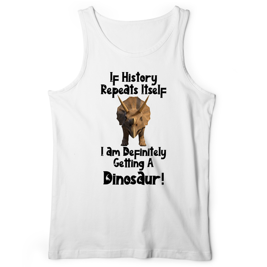 Dinosaur Tank White / XS