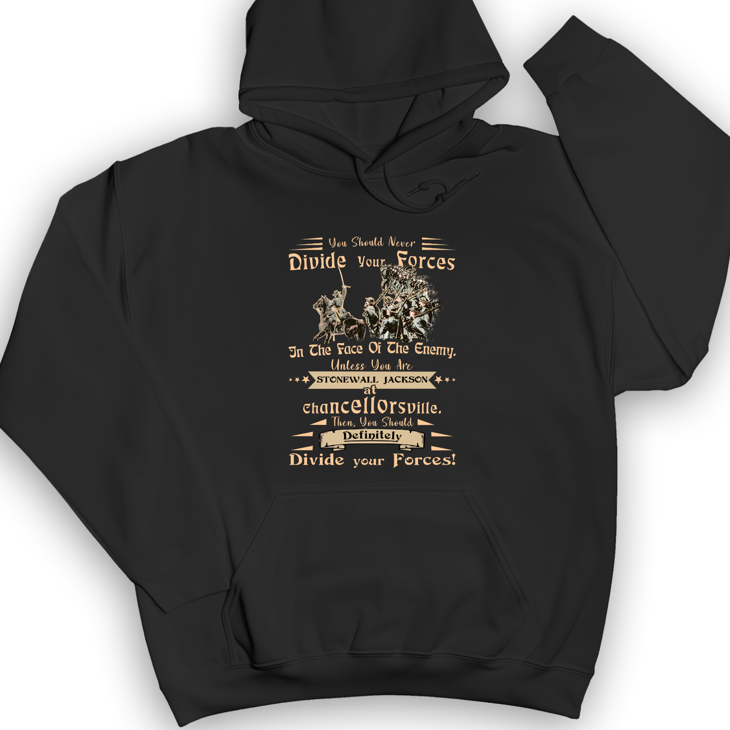Dividing Forces Hoodie Black / S
