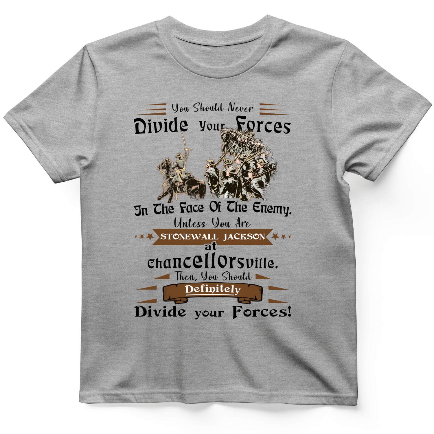 Dividing Forces T-Shirt Sport Grey / S