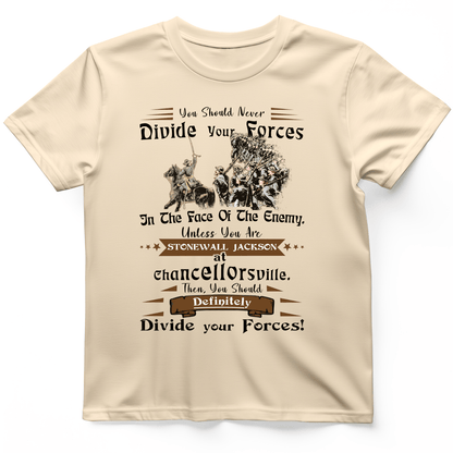 Dividing Forces T-Shirt Natural / S