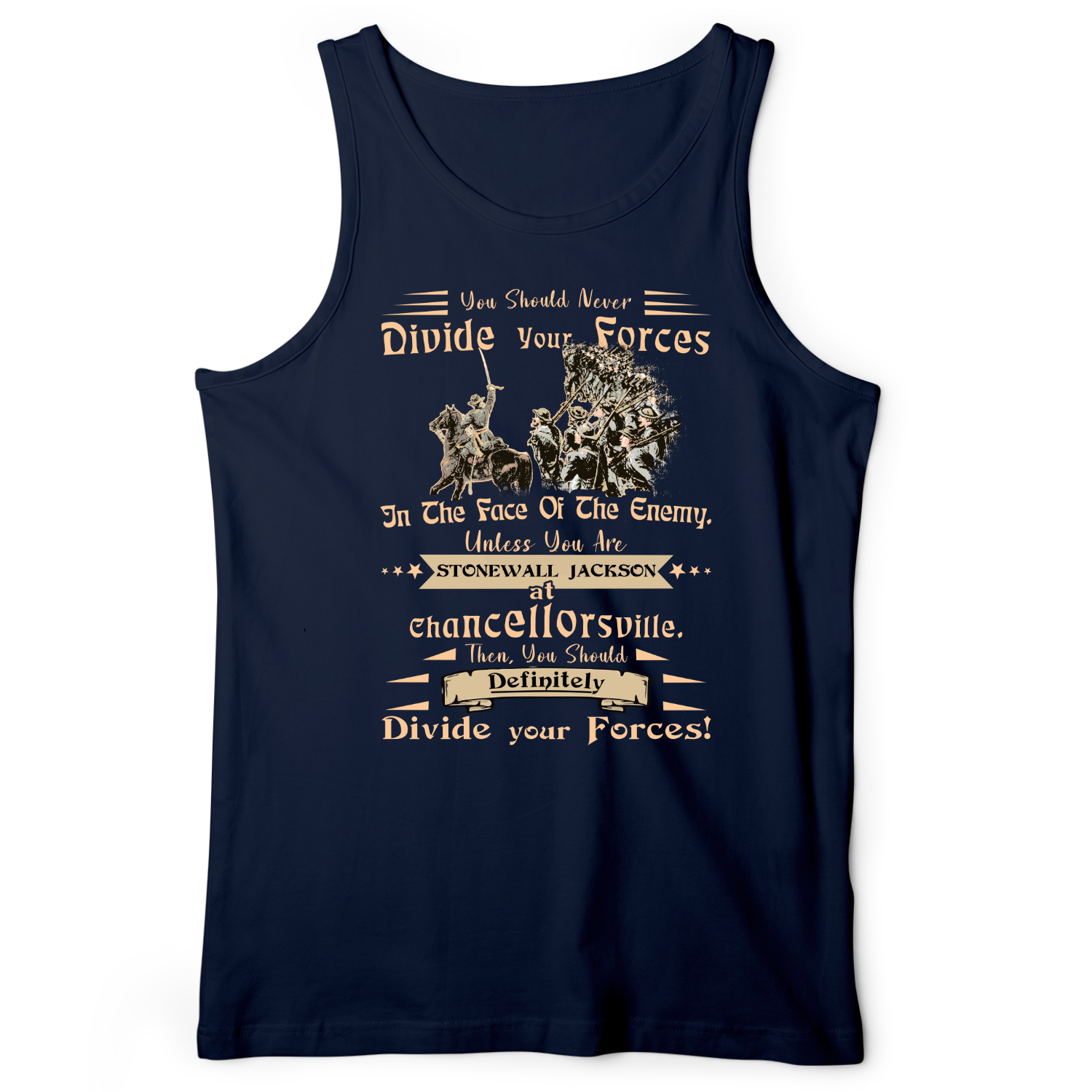 Dividing Forces Tank Navy / XS