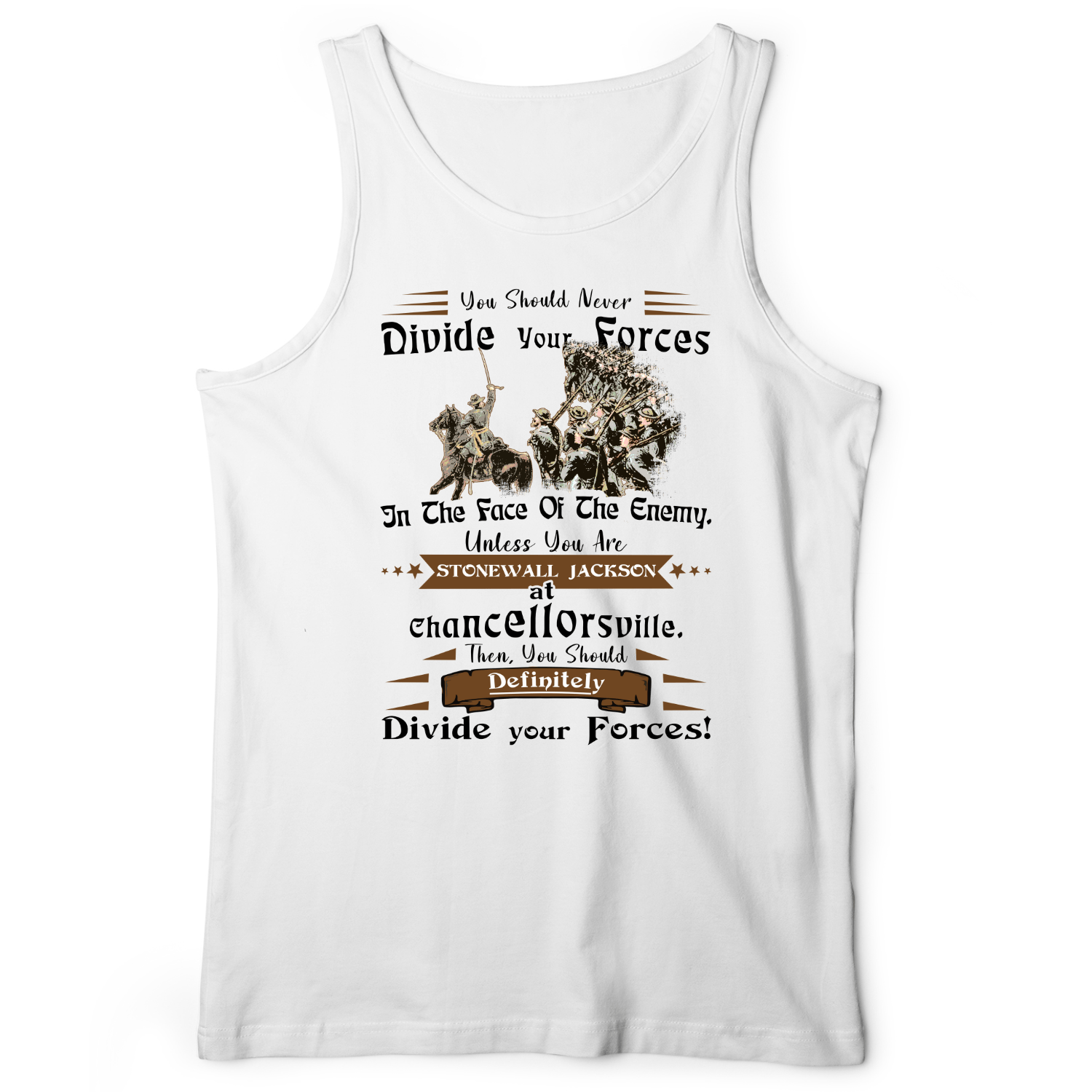 Dividing Forces Tank White / XS