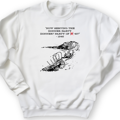 Donner Party Crewneck White / S