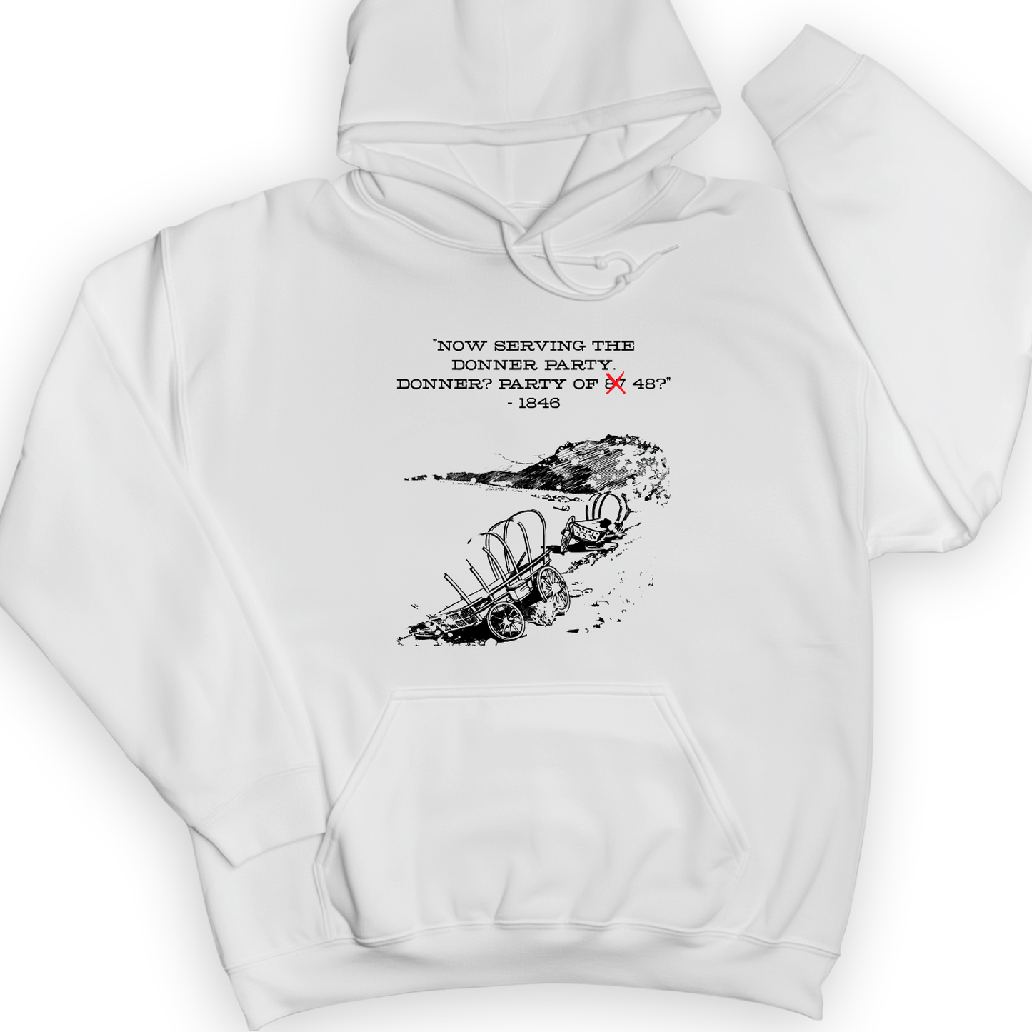 Donner Party Hoodie White / S