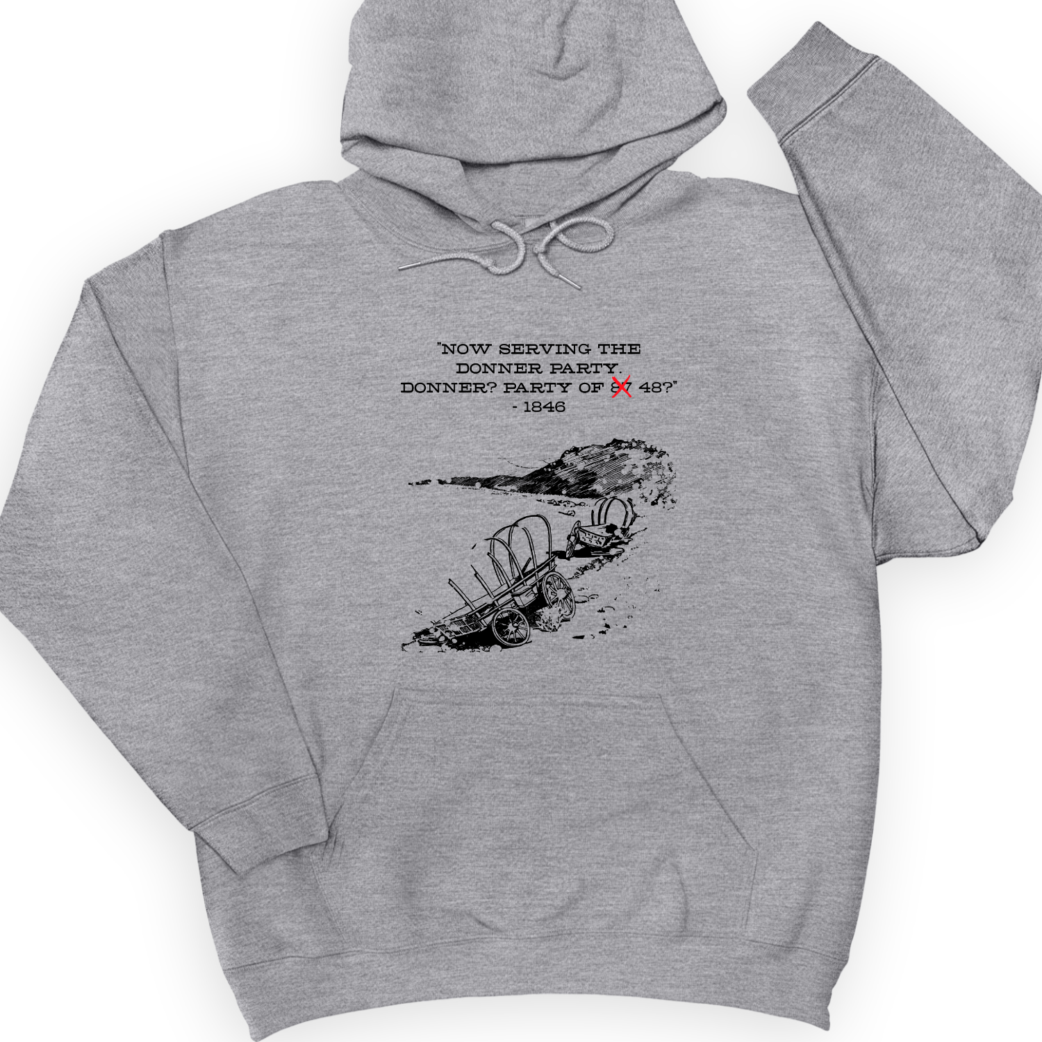 Donner Party Hoodie Sport Grey / S