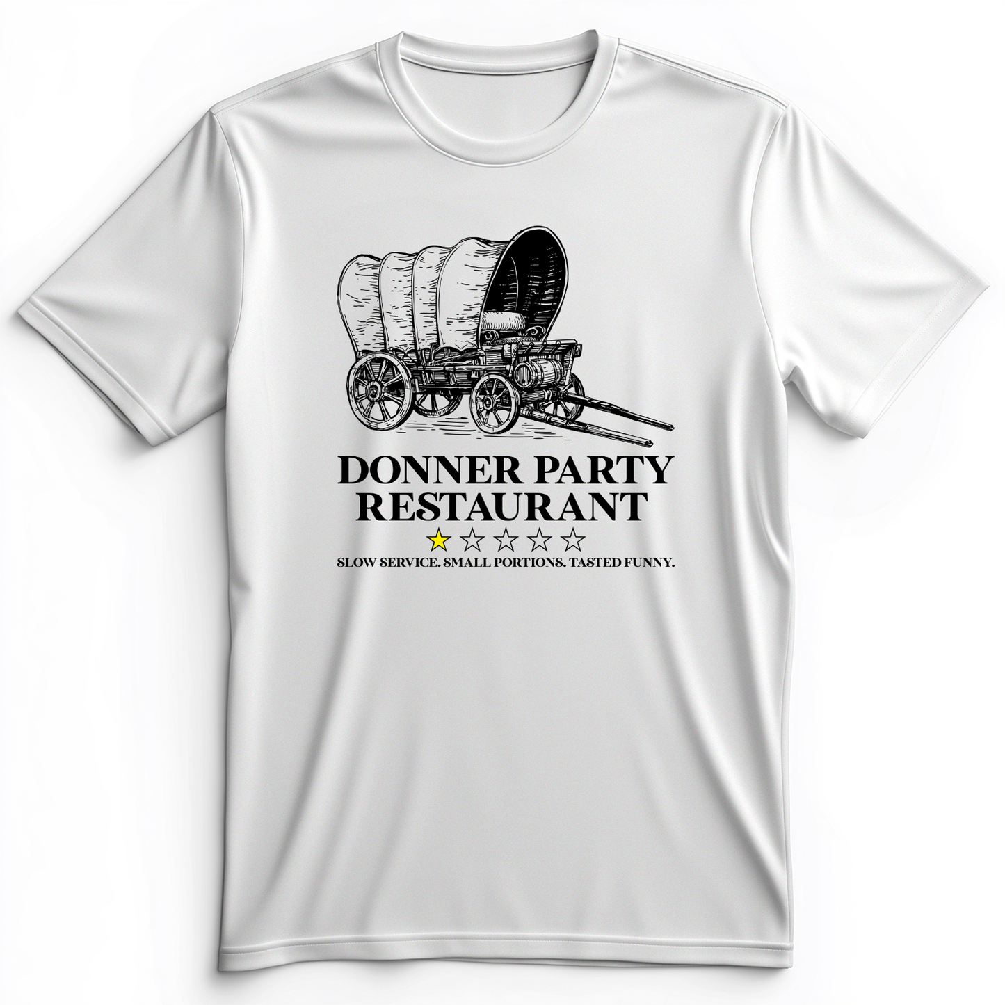 Donner Party Restaurant Review Premium Tee White / S