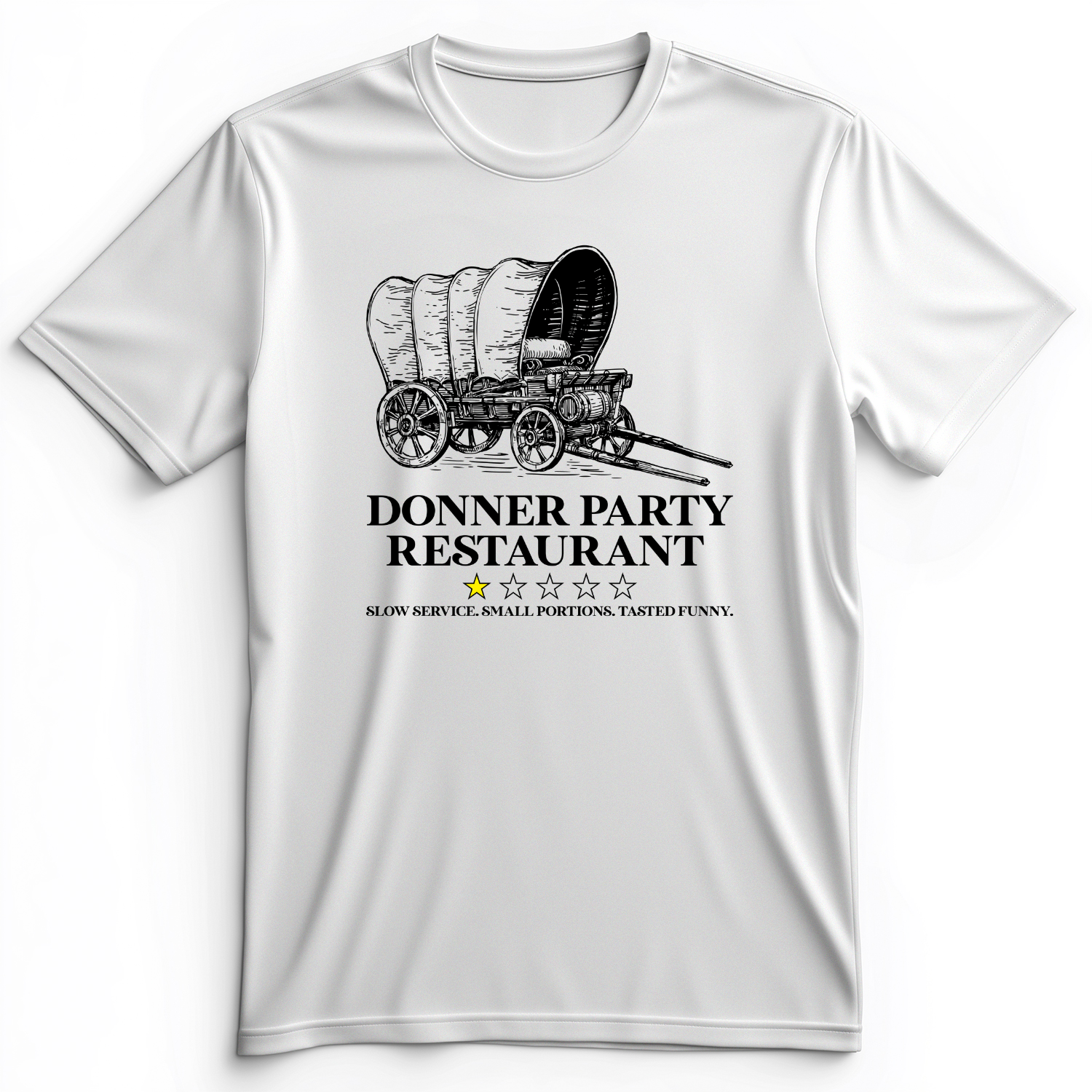 Donner Party Restaurant Review Premium Tee White / S