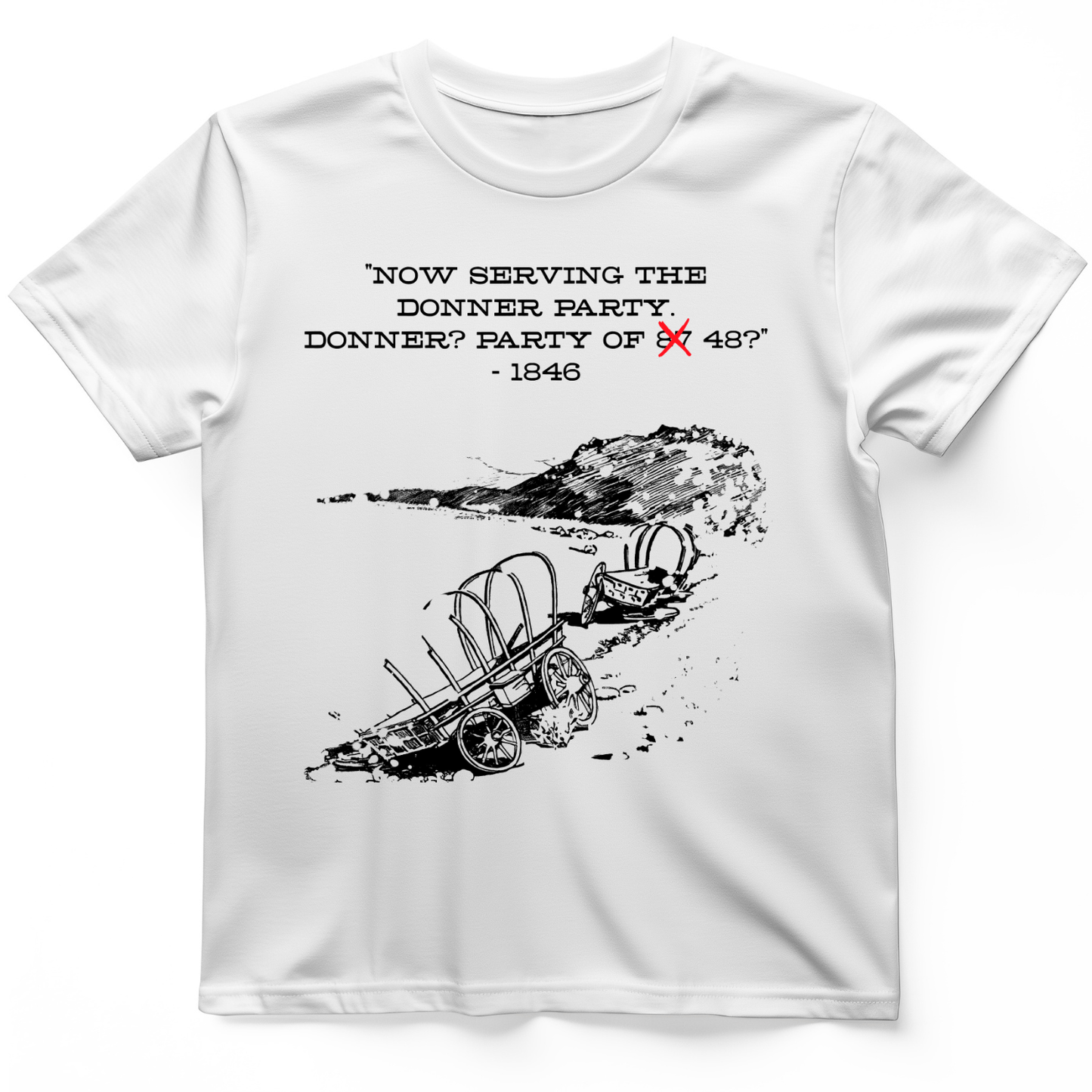 Donner Party T-Shirt White / S