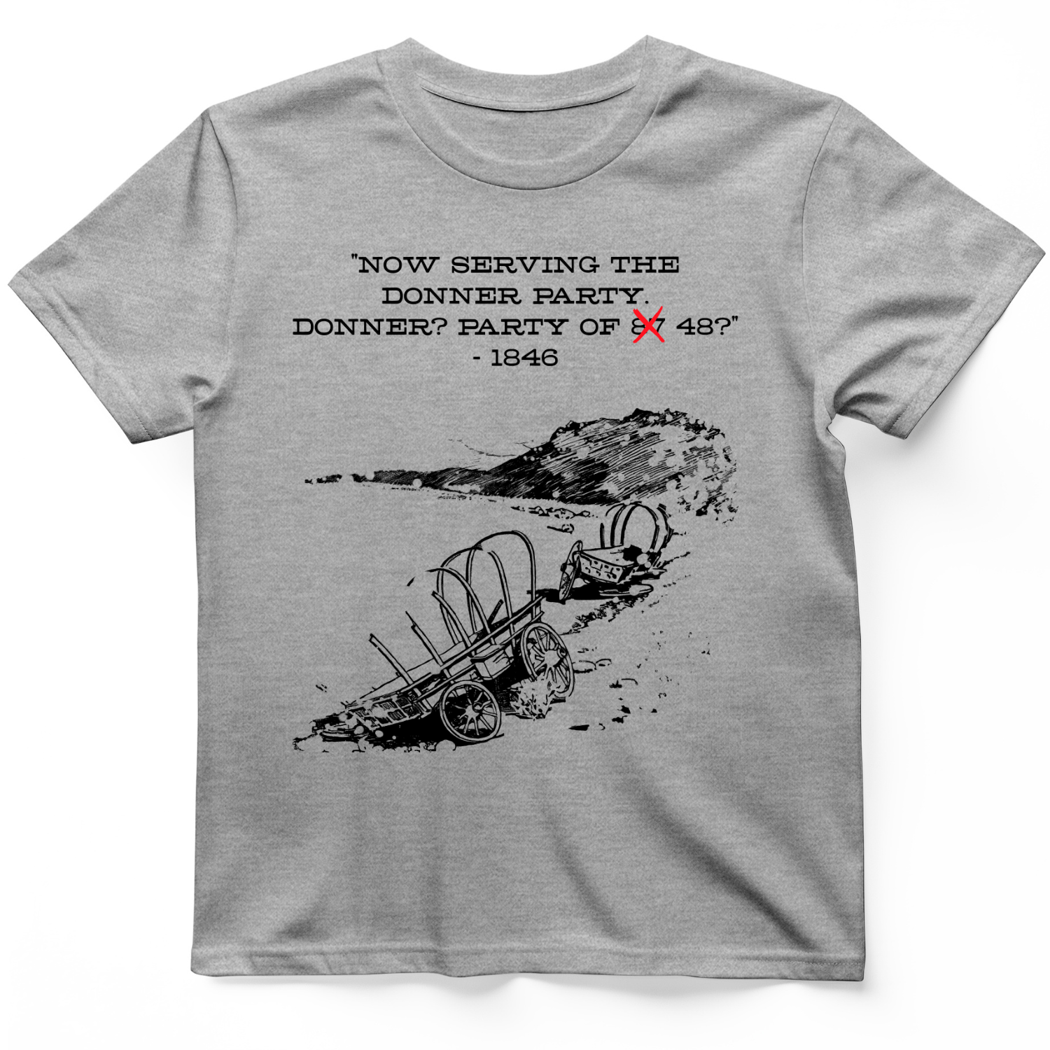 Donner Party T-Shirt Sport Grey / S