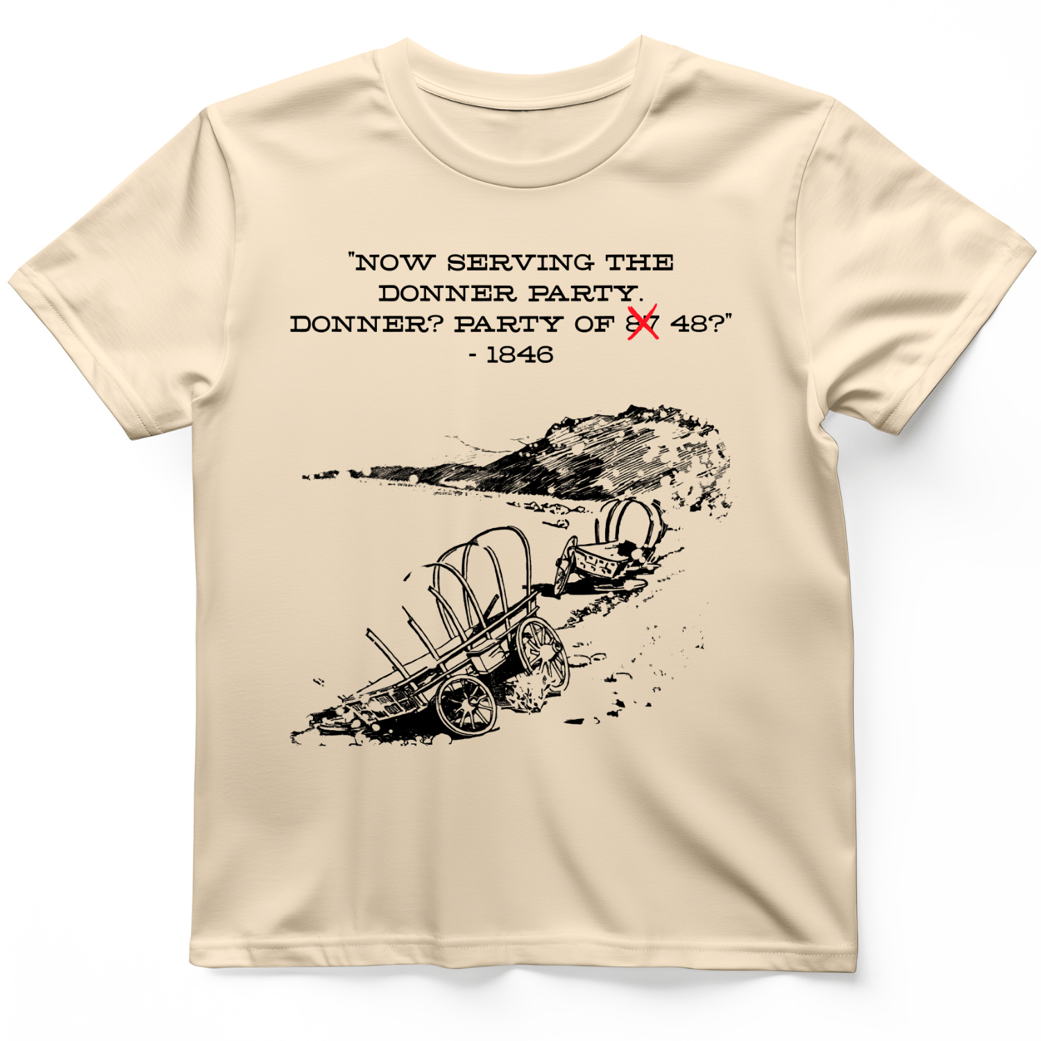 Donner Party T-Shirt Natural / S